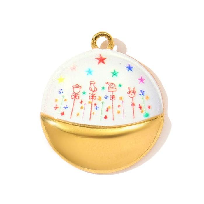 1 Piece Vivid Fruit Stainless Steel Gold Color Women's Pendants
