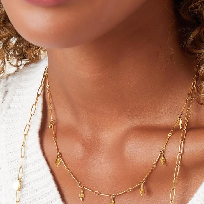Stainless steel necklace lightning bolt Picture4