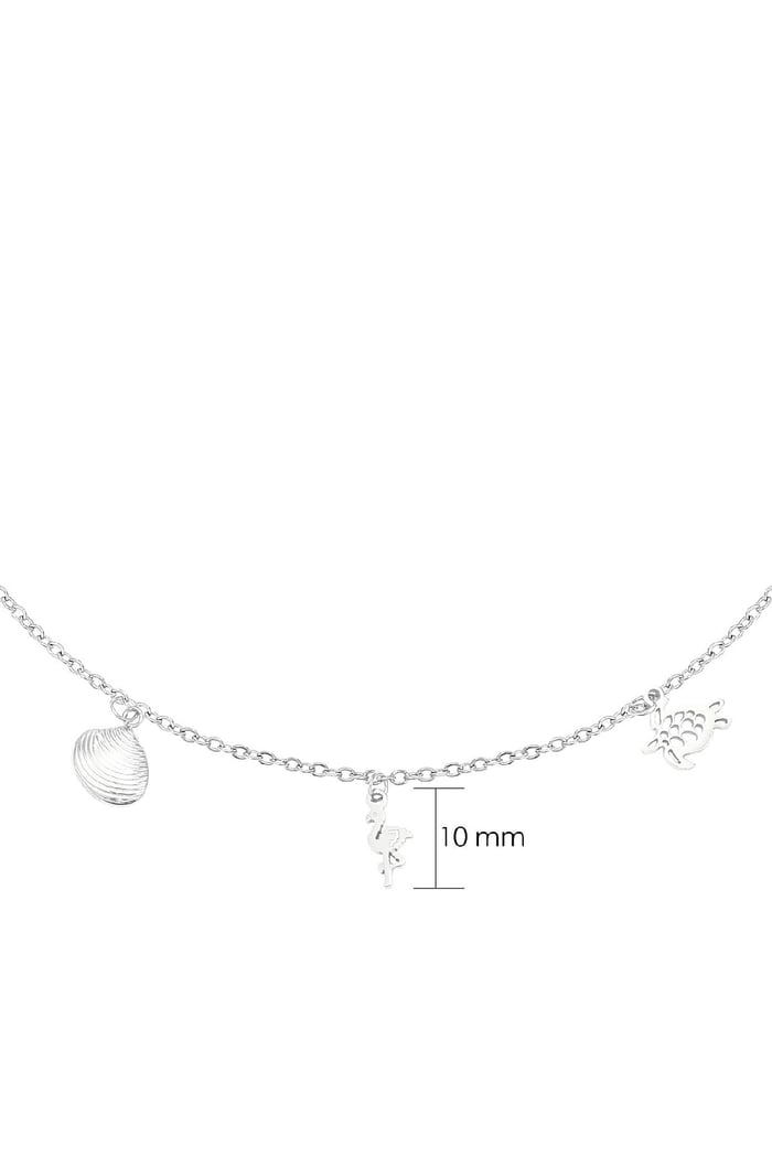 Necklace Animal Farm Silver Color Stainless Steel h5Picture2