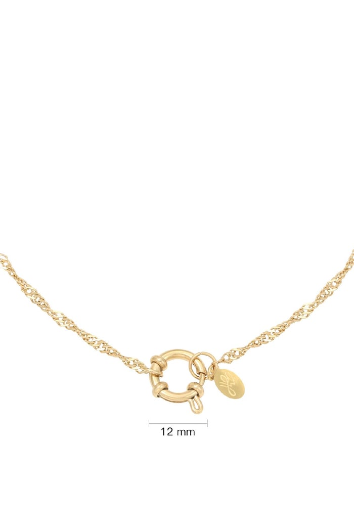 Halskette Chain Dee Goldfarbe Edelstahl h5Bild2