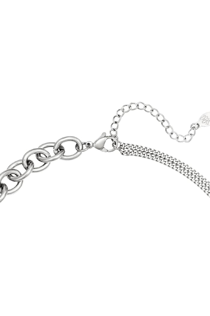 Ketting Chunky Lock Zilver Stainless Steel Afbeelding5