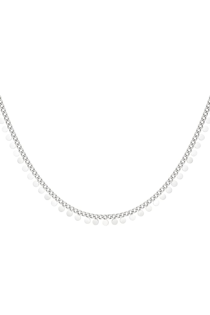 Roestvrijstalen ketting cirkels Goud kleur Stainless Steel