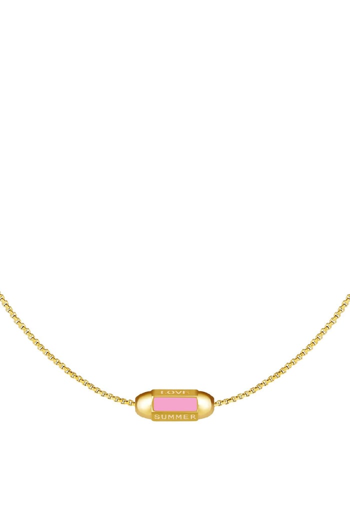 Ketting Summer Love Veelkleurig Multi Stainless Steel h5Afbeelding2