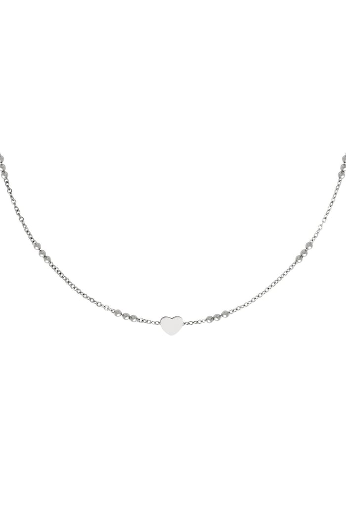 stainless steel necklace heart