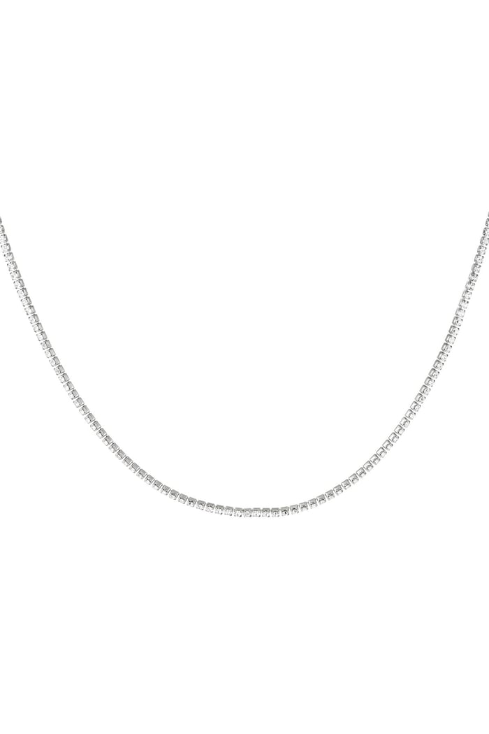 Collana abbagliante White Stainless Steel