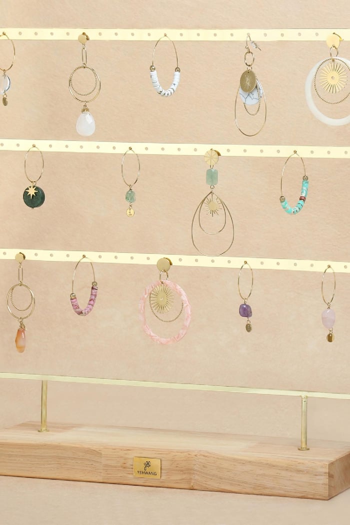 Display Minimal Goud kleur Metaal Afbeelding2