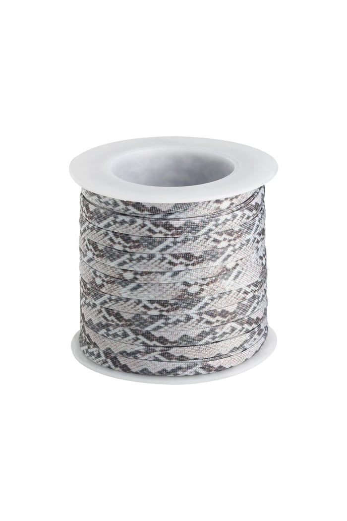 Elastic band DIY Snake - 6MM Black Polyester