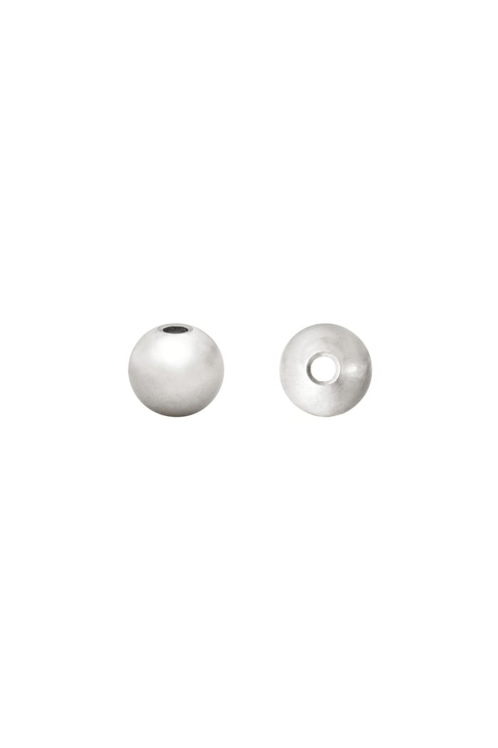 DIY Beads Ball 5MM Silver Color Stainless Steel