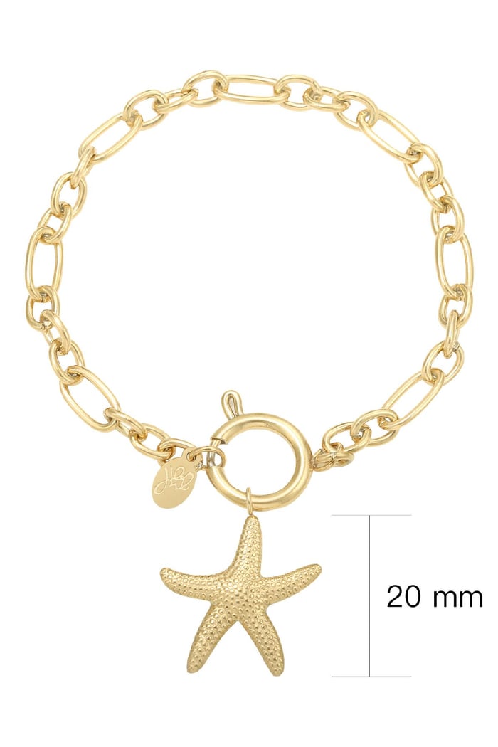bracelet starfish couleur or h5Image3