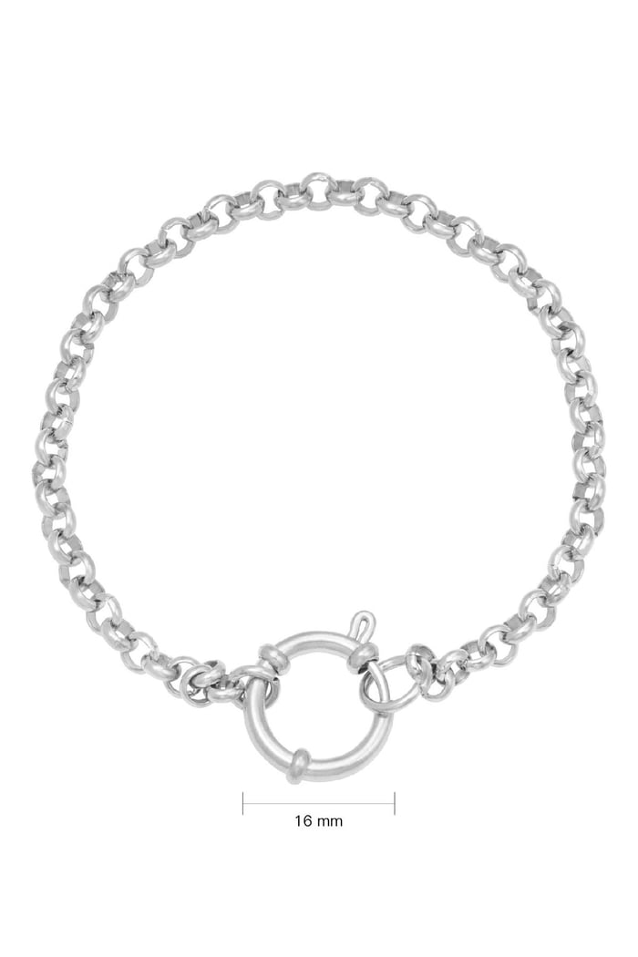 Bracelet Chain Rylee Argenté Acier inoxydable h5Image2