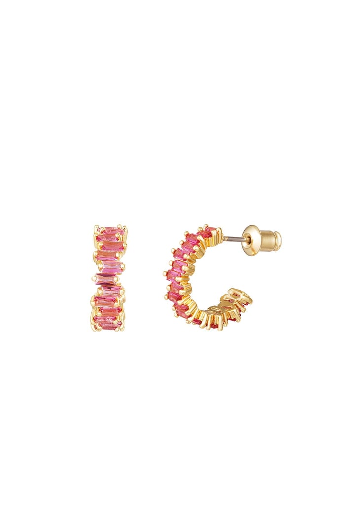 Ohrringe In Style Goldfarbe Kupfer
