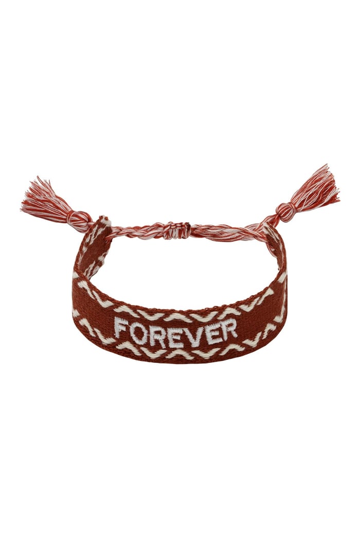Armband Woven Forever Grün Polyester One size