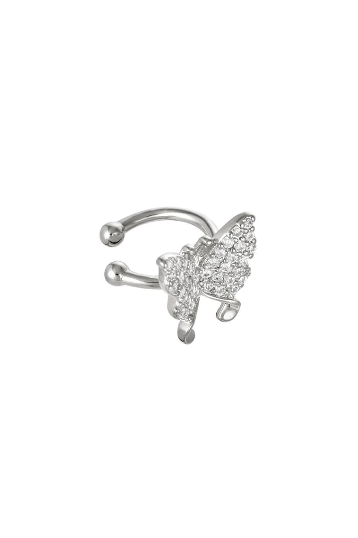 Earcuff Flying diamonds Silber Kupfer Bild3