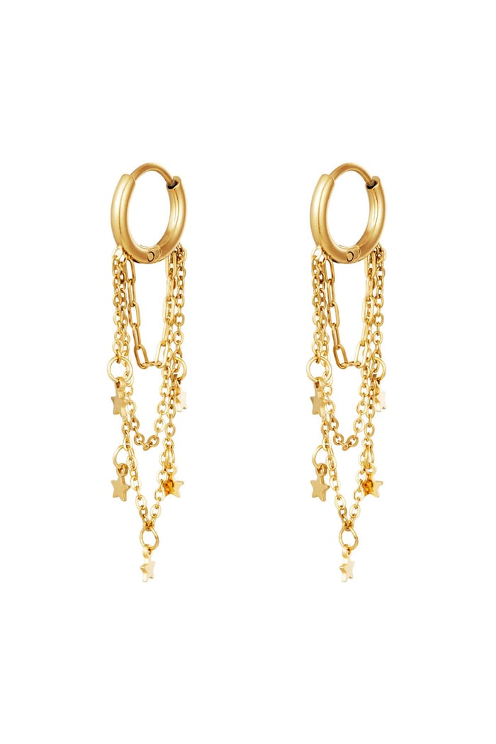 Boucles d'oreilles Galaxy Argenté Acier inoxydable 