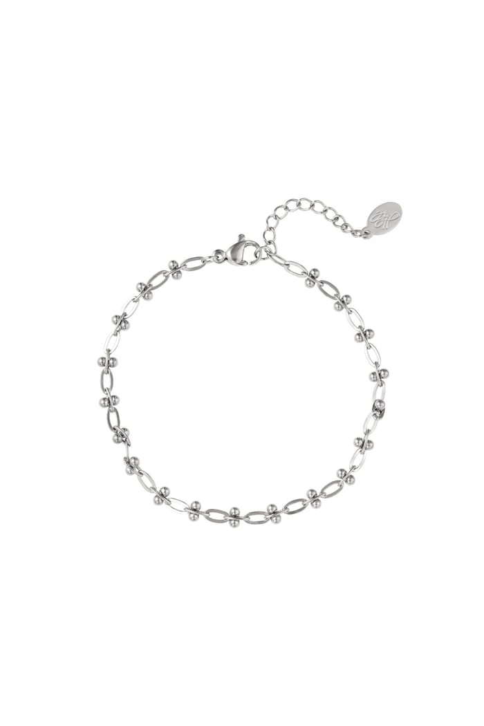 Edelstahlarmband Silber