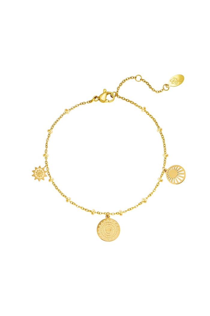 Universo del braccialetto Gold Stainless Steel
