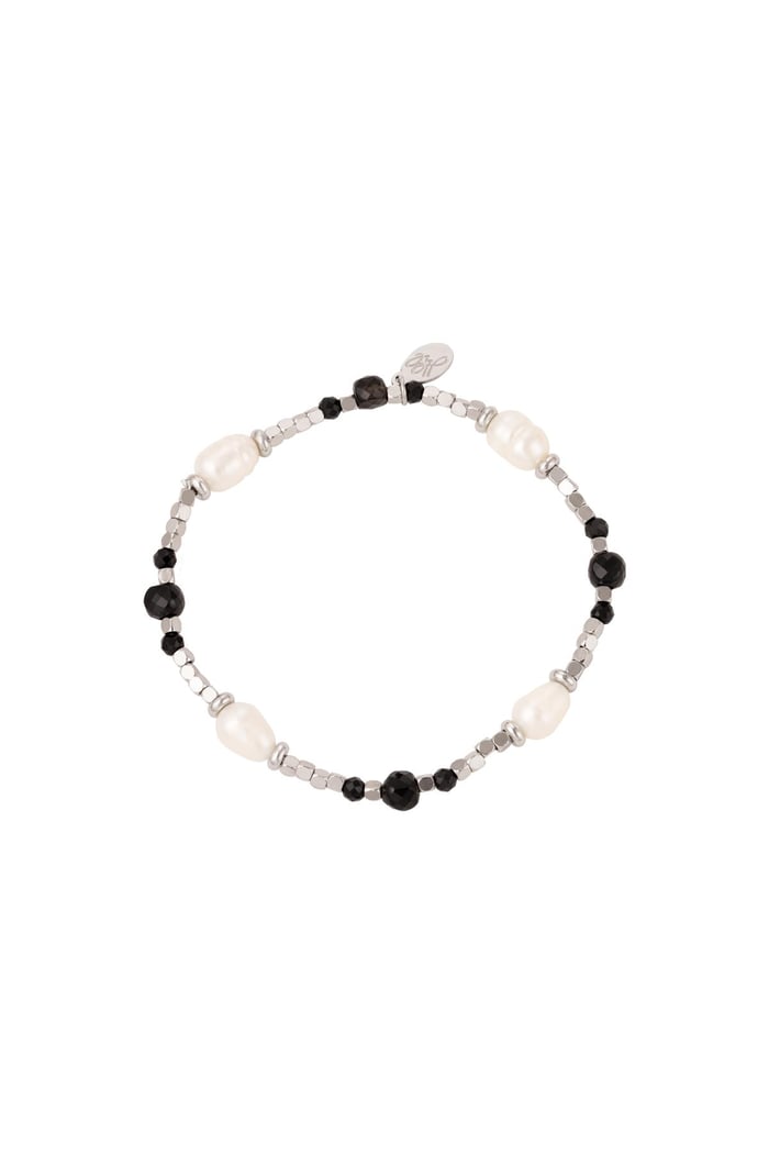 pulsera de cuentas de acero inoxidable