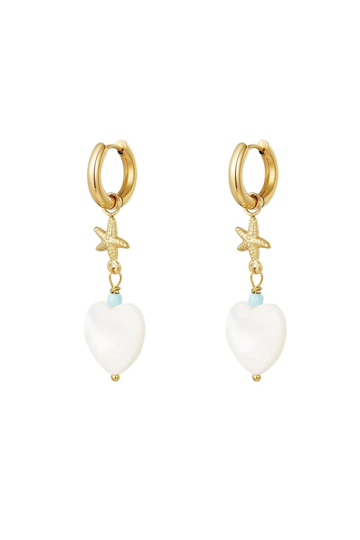 Orecchini Stelle Marine - Collezione Beach Gold Stainless Steel 