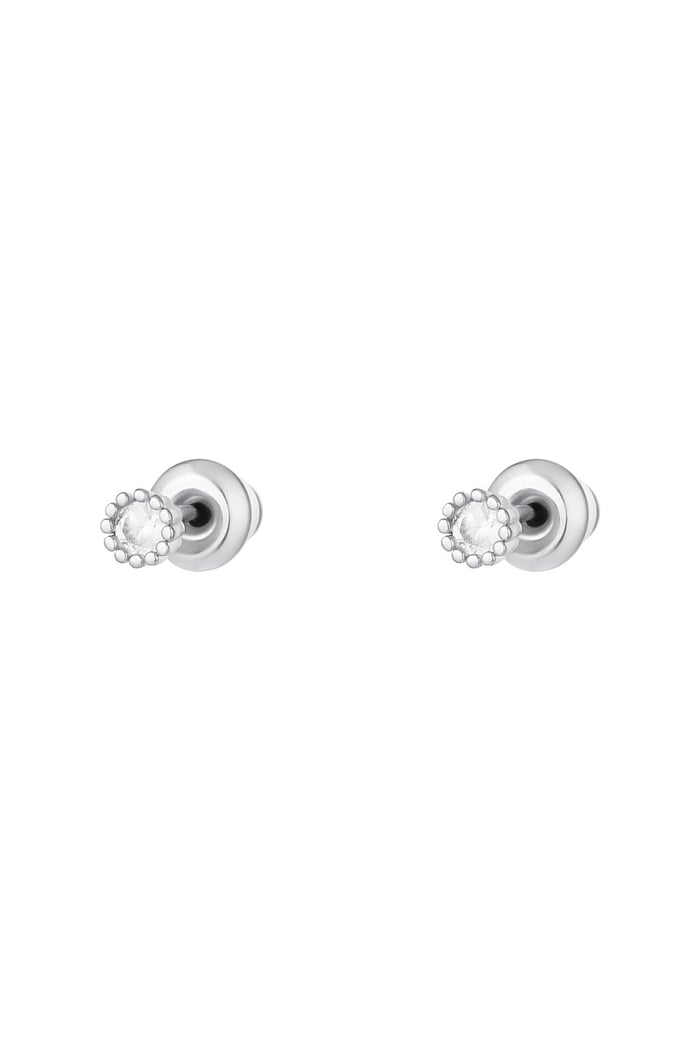 Ohrstecker Zirkon - Kollektion Sparkle Goldfarbe Kupfer