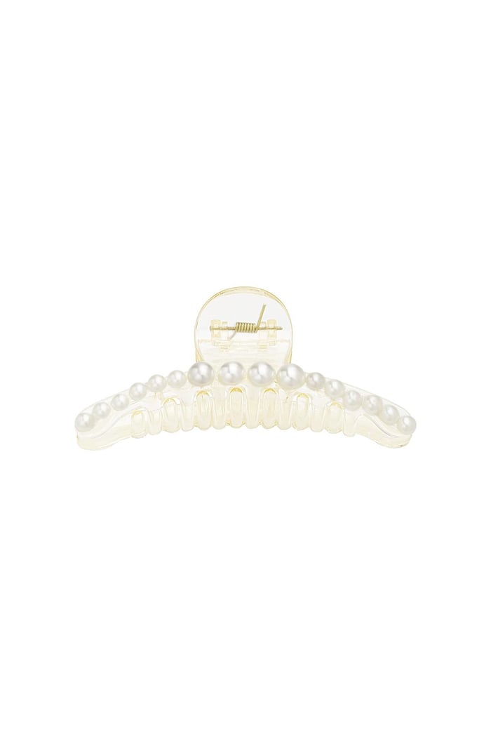 saç tokası mücevher White Plastic 