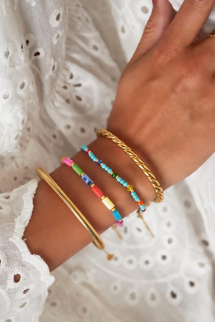 Bracciale Blue Lagoon - Collezione Rainbow Turquoise Stainless Steel h5Immagine2