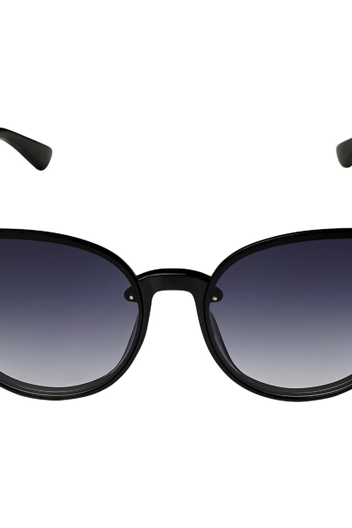 Cat Eye Sonnenbrille Schwarz Kunststoff One size Bild2