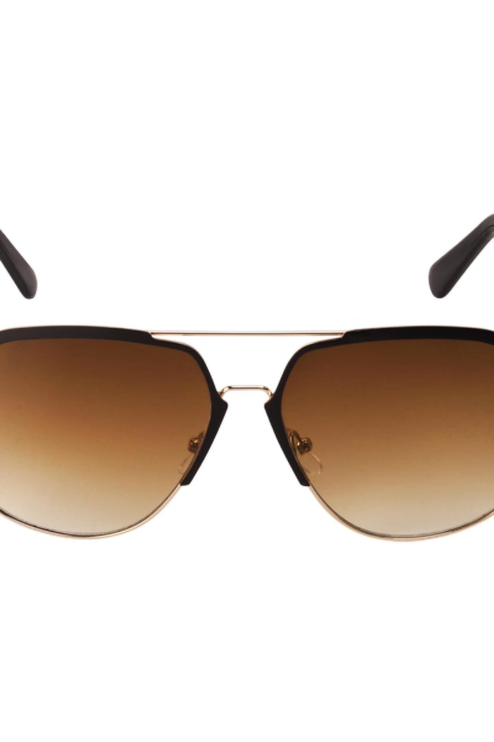 Gafas de sol piloto Marrón Metal One size h5Imagen2