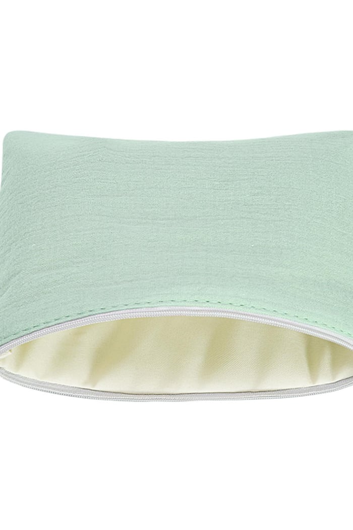 Hallo make-up tas Licht blauw Katoen Afbeelding3