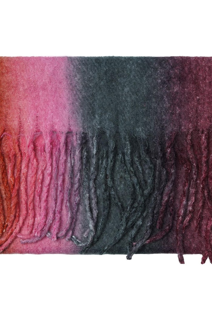 Schal Balage Rot Polyester h5Bild4