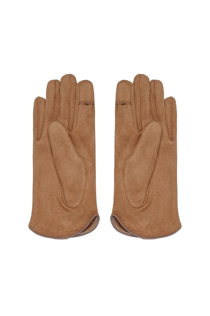 Klassieke handschoenen camel Polyester One size h5Afbeelding6