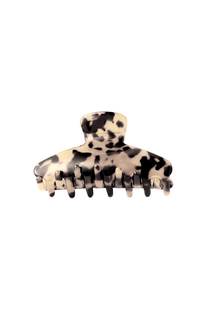 Hair Clip Spotted Blue Sheet Material