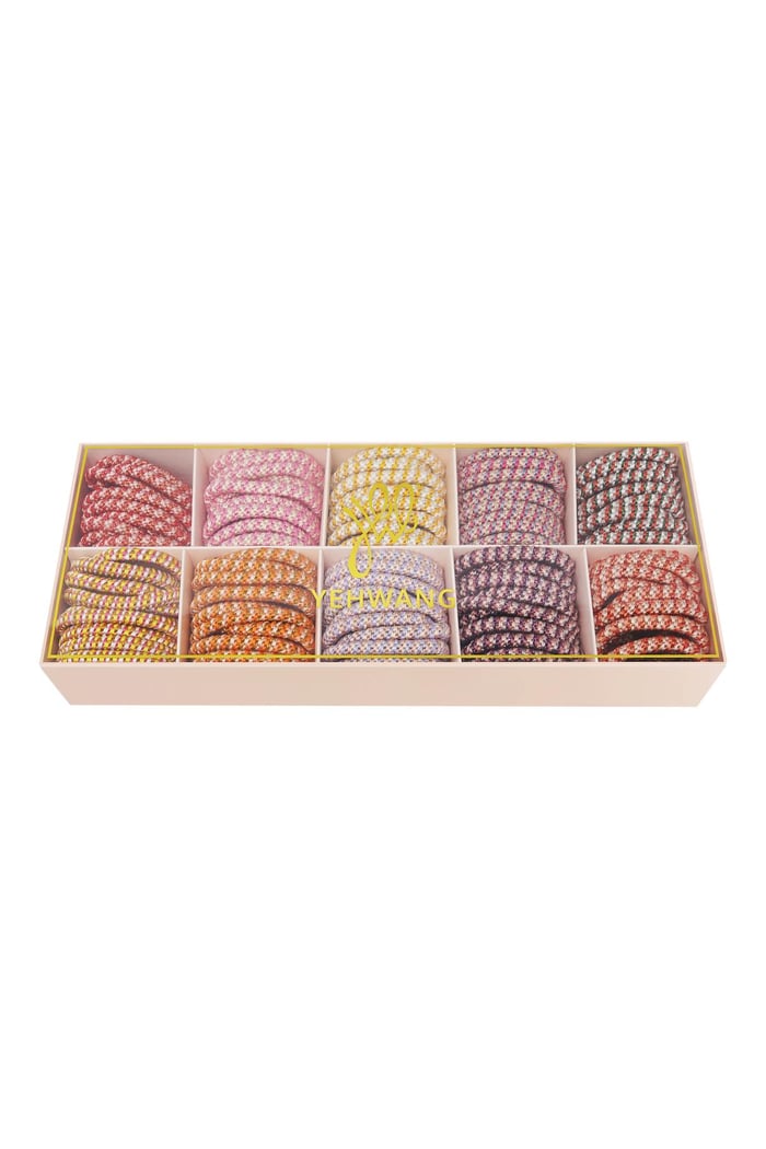 Hair tie bracelets Multi Polyester 