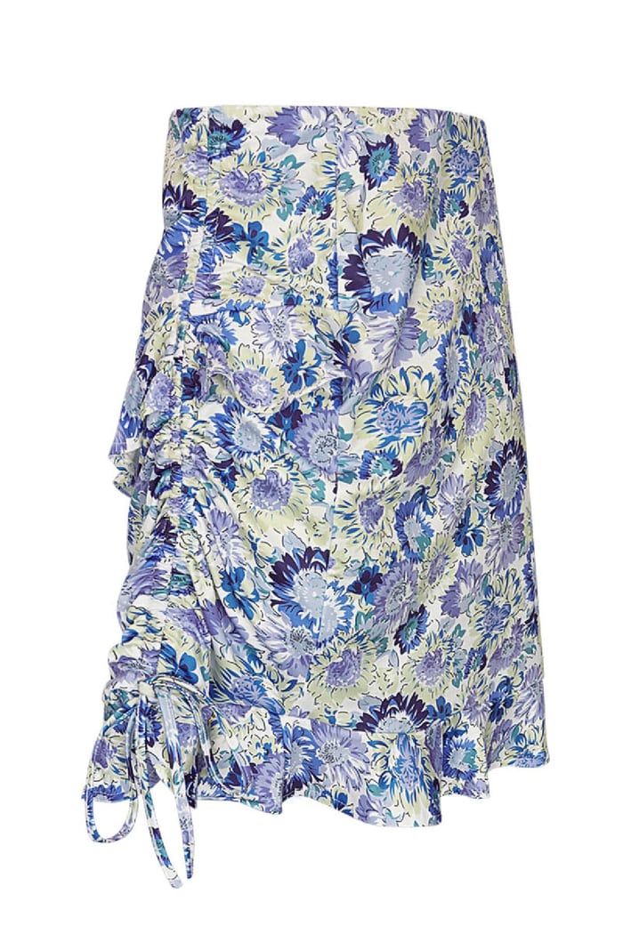 Top stampa floreale - blu M Immagine7