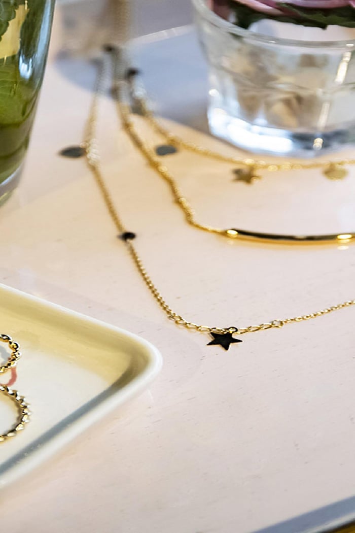 Ring Star to the Beads Azul & Plata Cobre 16 Imagen2