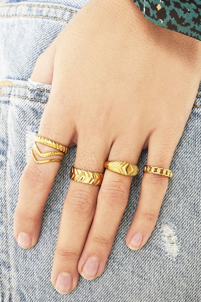 Ring Lydia Silber Edelstahl 16 h5Bild2