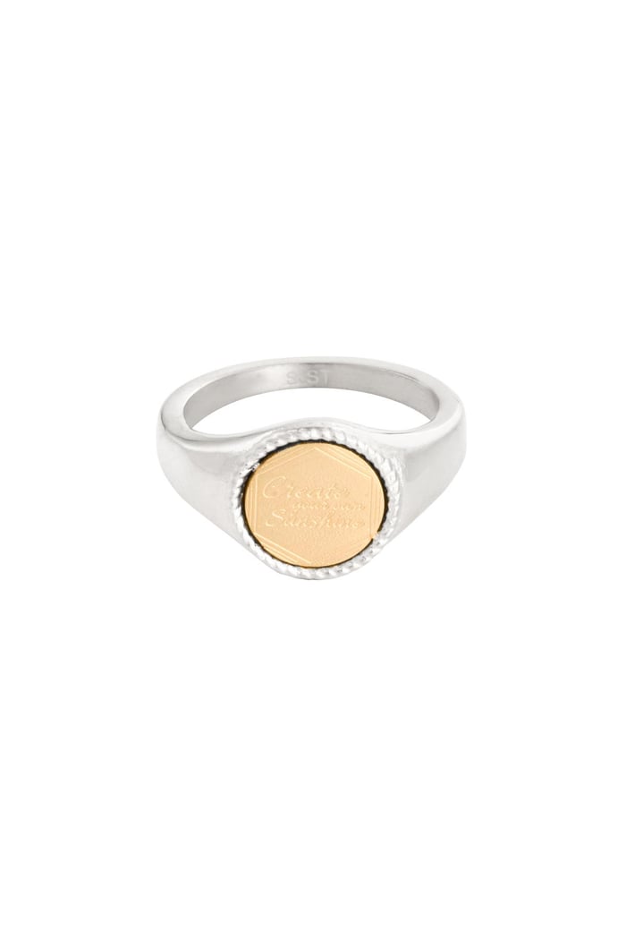 Ring Create your own Sunshine #16 Argenté Acier inoxydable