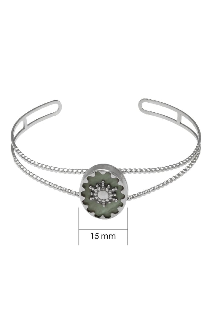 Bracelet Ray of Light Silver Color Stainless Steel One size Picture2