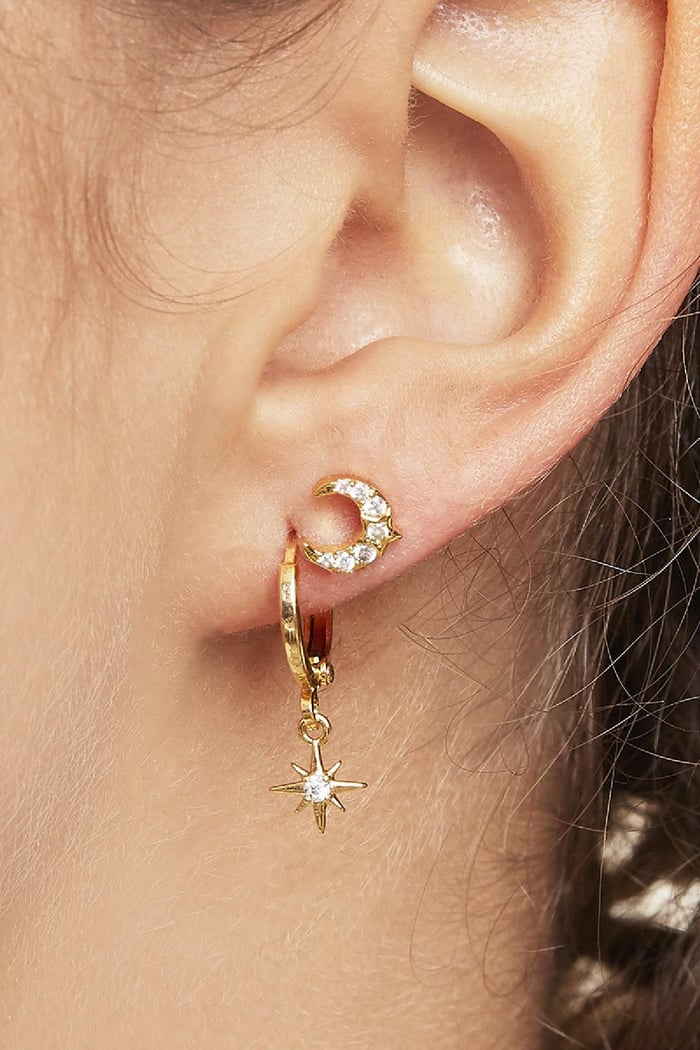 Piercing Universe Goud kleur Koper Afbeelding3