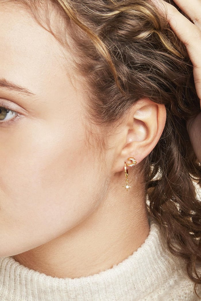 Piercing Universe Goud kleur Koper Afbeelding2
