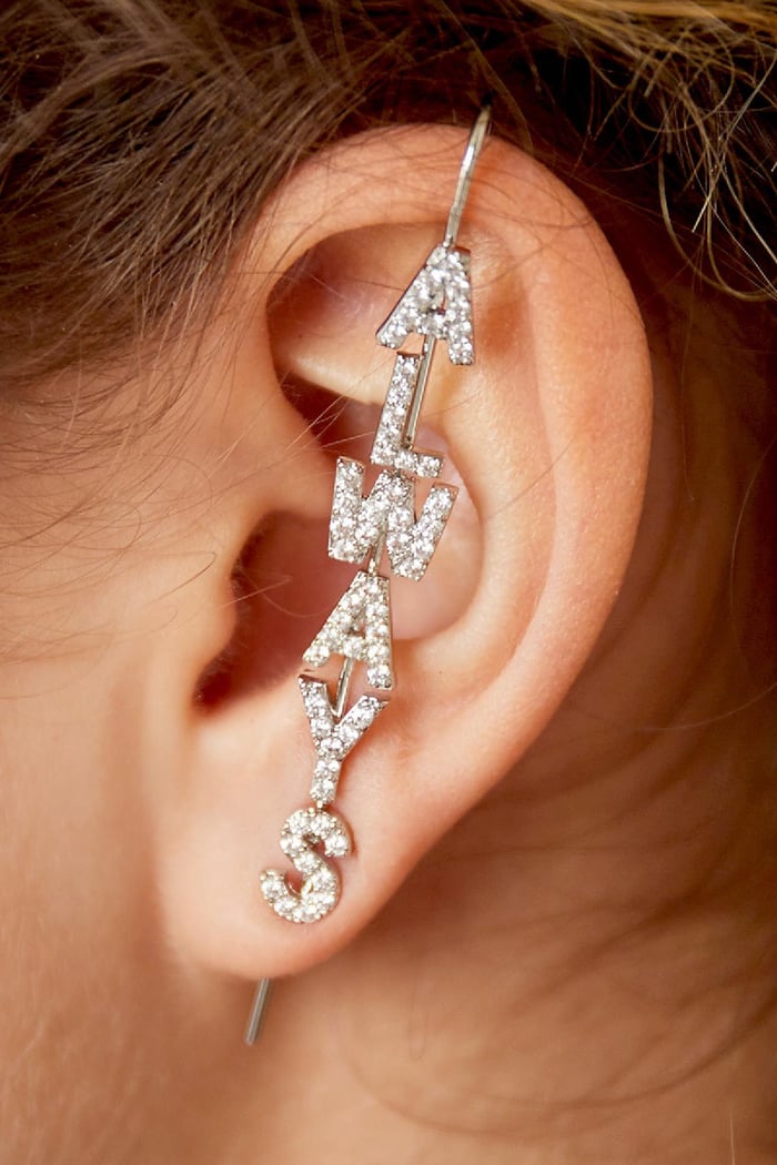 Ear crawler Always Gold Color Copper Picture3