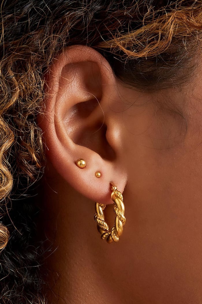 pendientes de acero inoxidable  Imagen3