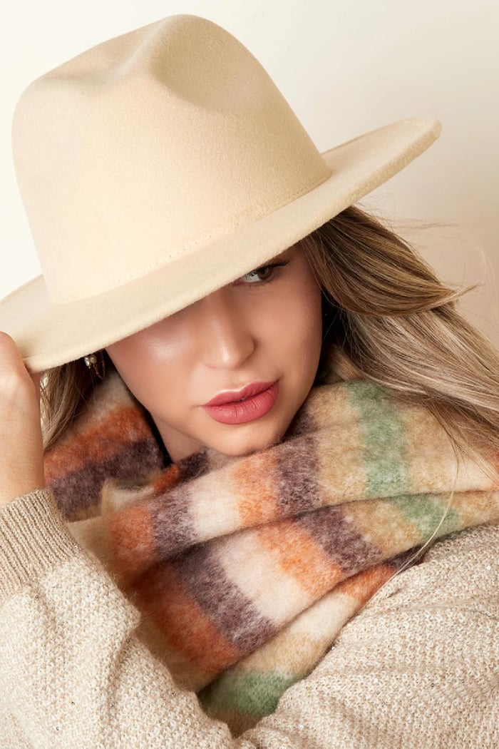 Fedora hat red Polyester Picture2