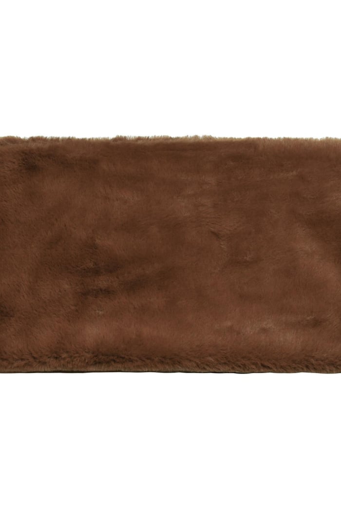 Schal Furry Loop Braun Polyester Bild2