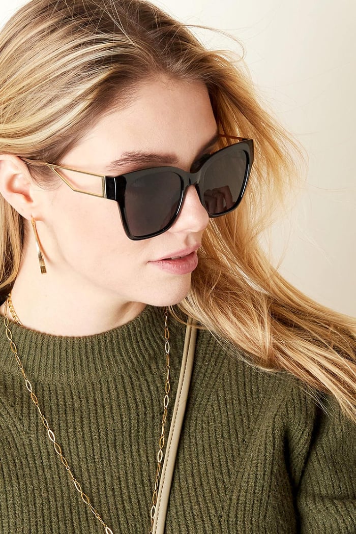 Sonnenbrille Frame It Blau Metall One size h5Bild2