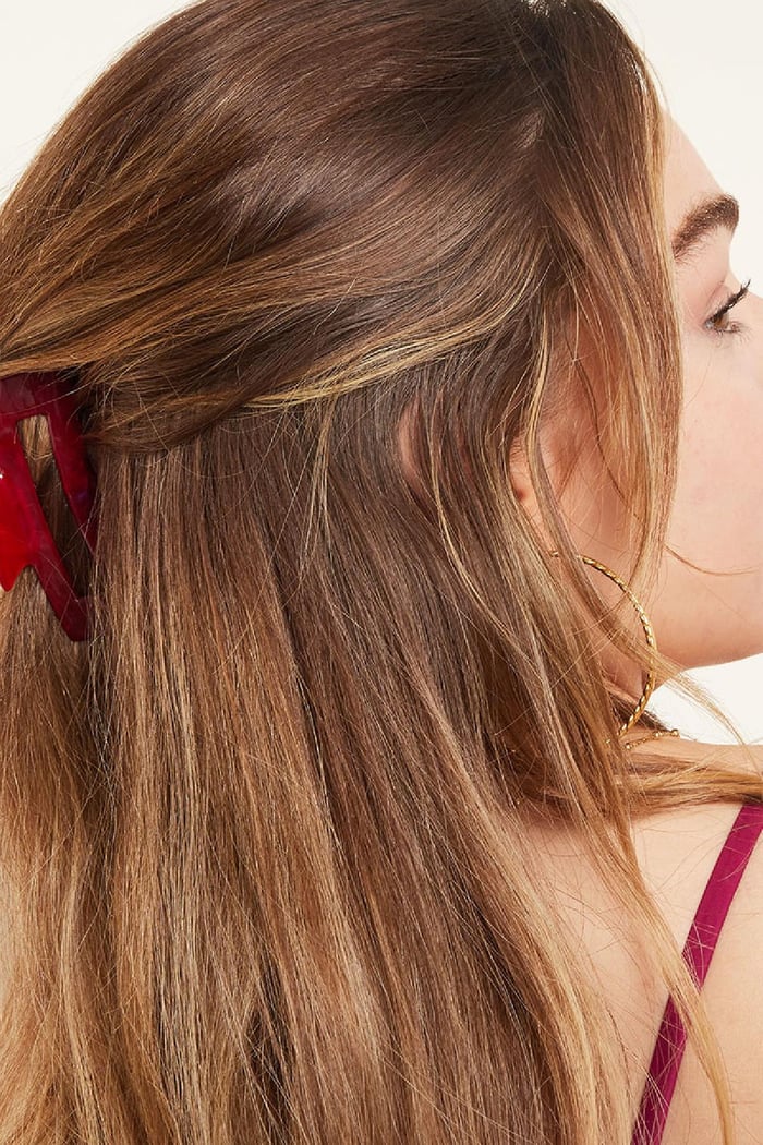 Clip de pelo con clase Blanco Sheet Material Imagen2