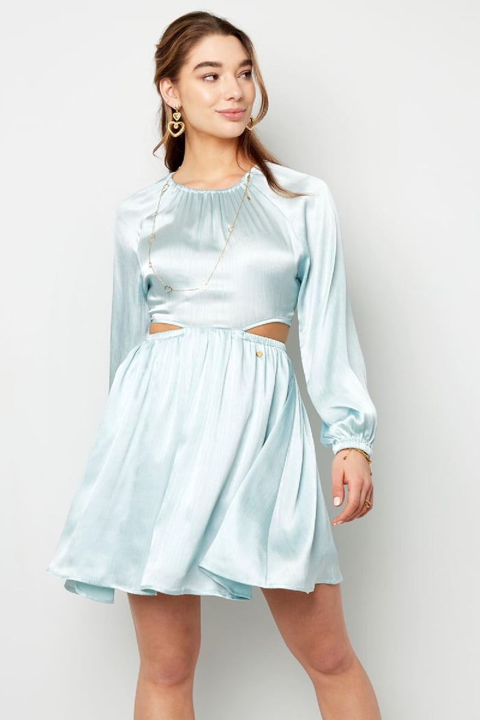 Kleid mit offenem Rücken Rosa M Bild2
