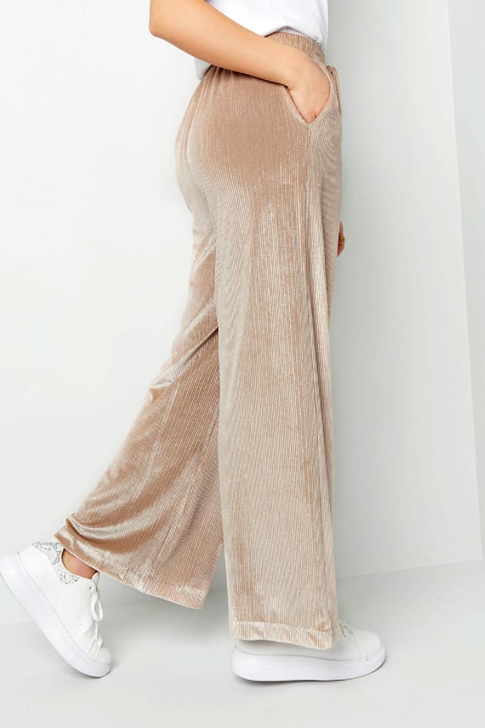Hosenbündchen mit Glitzer Lila S h5Bild5