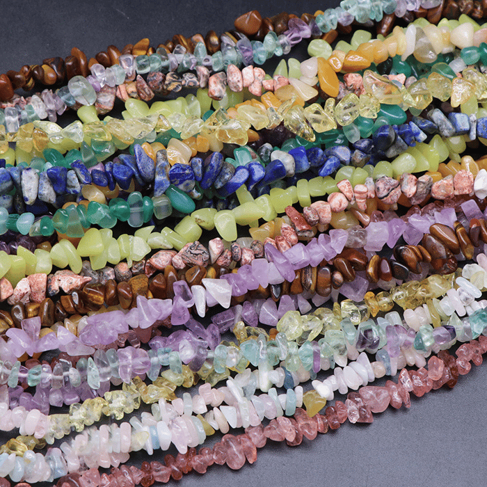 1 String Crystal Gravel Natural Stone Casual Shape Jewelry Beads(Bead Size:3-5mm/5-8mm) h5Picture4