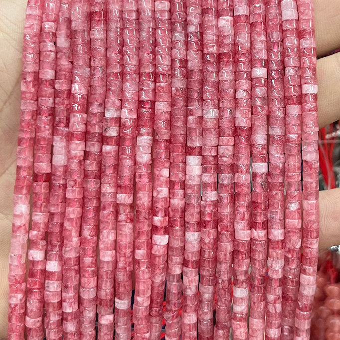 1 String Bugle Bead Natural Stone Jewelry Beads(DIA:2*4mm) h5Picture3