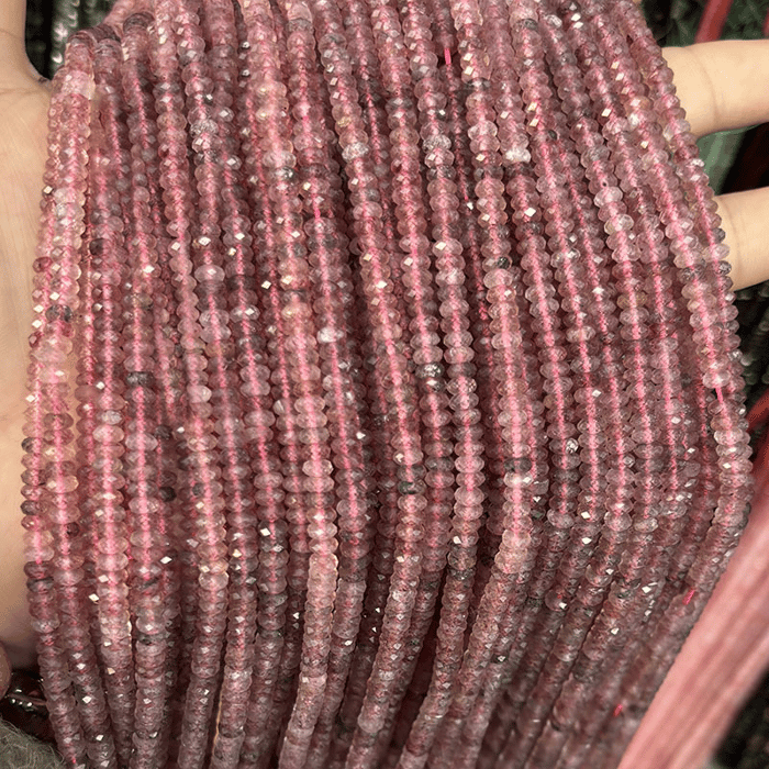 1 String Exquisite Natural Stone Jewelry Beads(DIA:2*4mm) h5Picture2